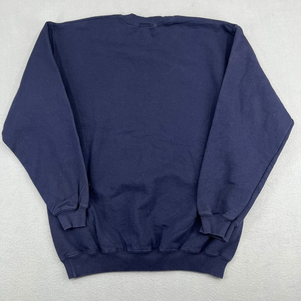 Disneyland Mickey Mouse American Flag Navy Blue Sweatshirt Mens Medium USA Made - Picture 9 of 12